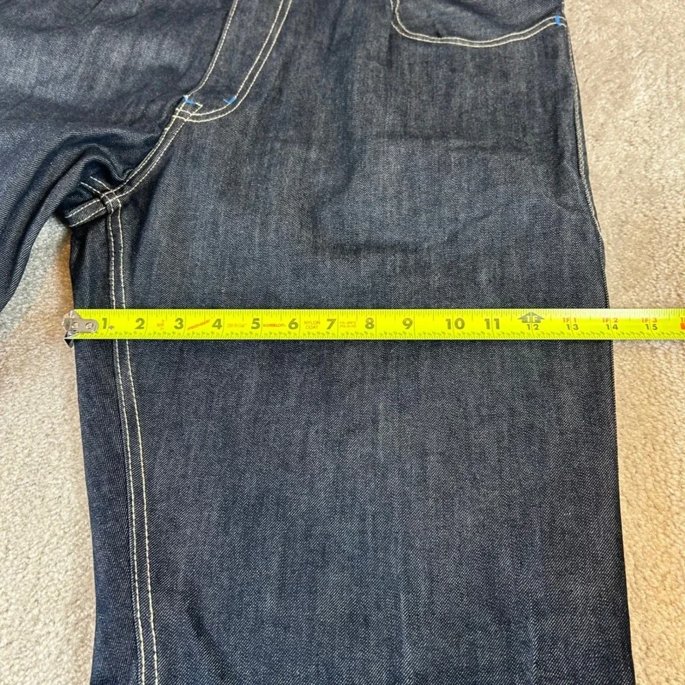 Vintage Y2K ENYCE Men's Dark Wash Denim Jeans Size 40x33‎ Wide Leg Baggy Hip Hop